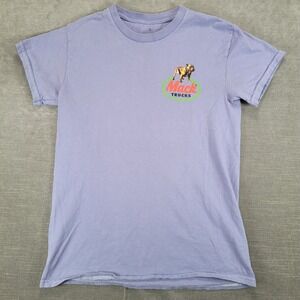 Mack Trucks Bulldog Graphic T Shirt Blue Short Sleeve Cotton Size S